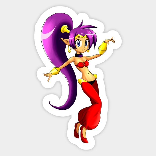 Shantae Sticker by martinsaenz96